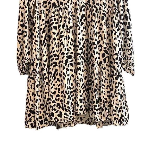 Maternity Dress Anthropologie x Yumi Kim Leopard Ivory Aura Size Small - Picture 7 of 13